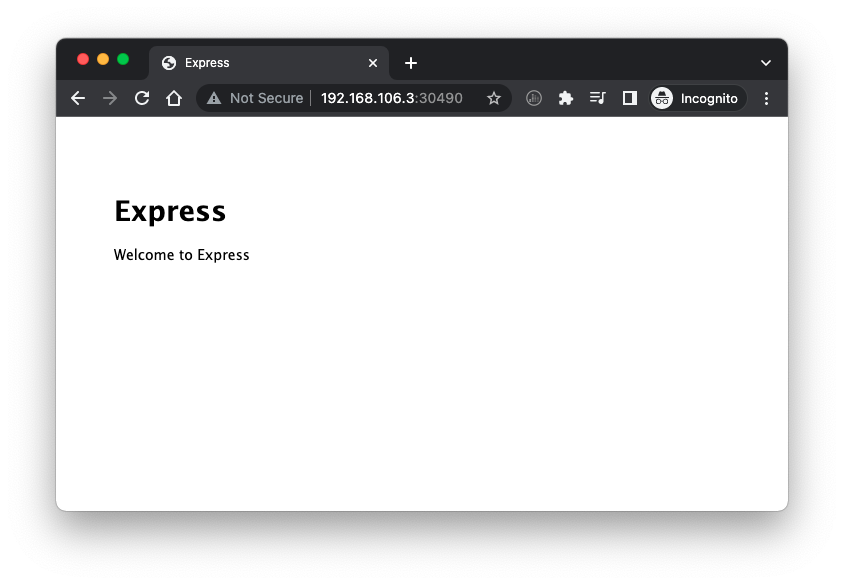 express app demo